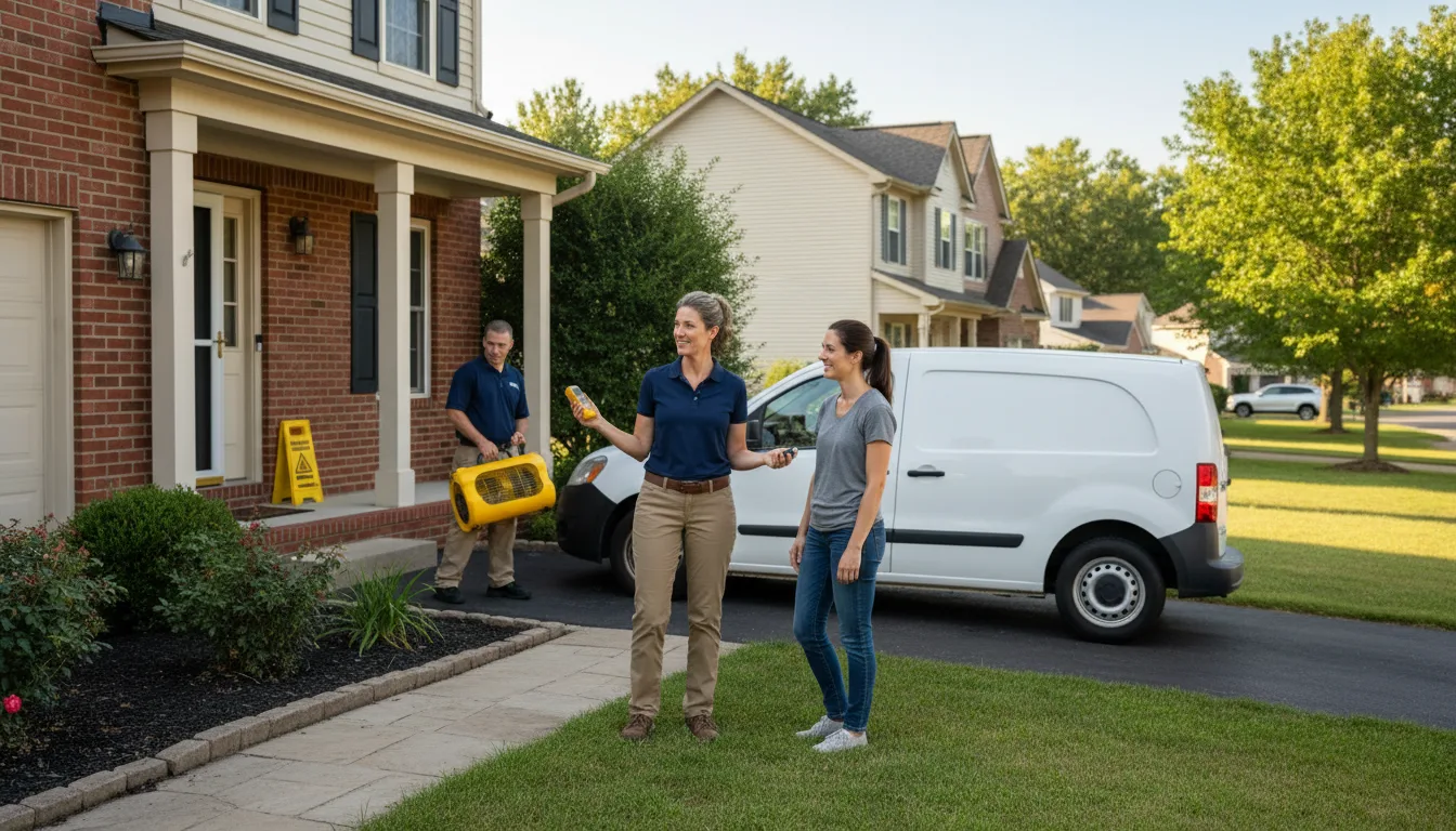 Water restoration image for Dehumidification And Cleanup Services in Carmel, IN